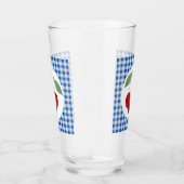 Retro-Kirschen Trinkglas Glas (Rechts)