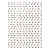 Retro Kirschleinen-Tischdecke Tischdecke (Vorderseite)