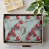 Retro-Kirschmuster-Decoupage Seidenpapier (Geschenk)