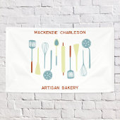 Retro Kitchen Bakery Café Catering Business Banner