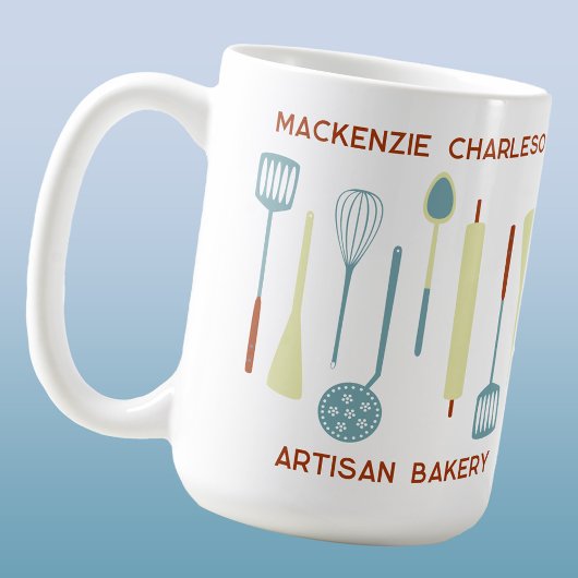 Retro Kitchen Bakery Café Catering Kaffeetasse