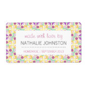 Retro Kitchen Breakfast Diner 1950s Lila Aqua (Vorne)