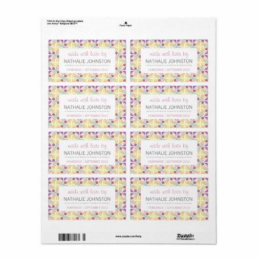 Retro Kitchen Breakfast Diner 1950s Lila Aqua (Vorne)