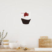 Retro Kitchen - Cupcake Poster (Küche)