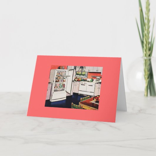 Retro Kitchen Karte (Vorderseite)