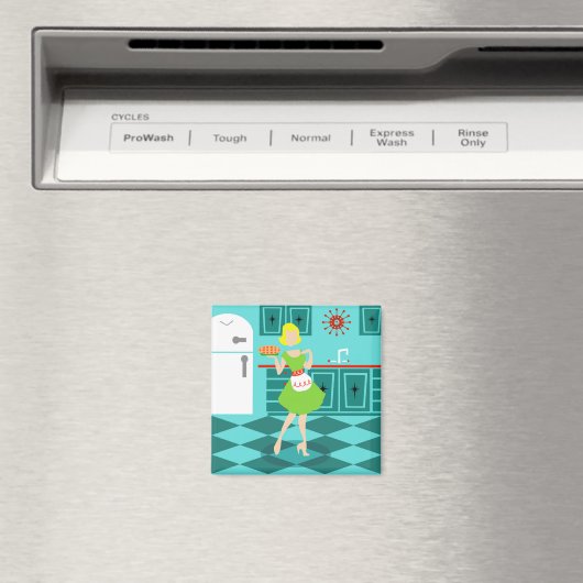 Retro Kitchen Magnet (In Situ (Geschirrspüler))