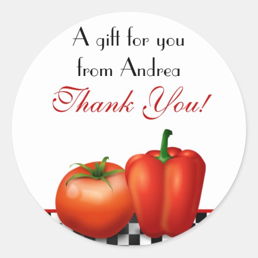 Retro Kitchen oder Kochen individuell anpassbare S Runder Aufkleber (Vorderseite)