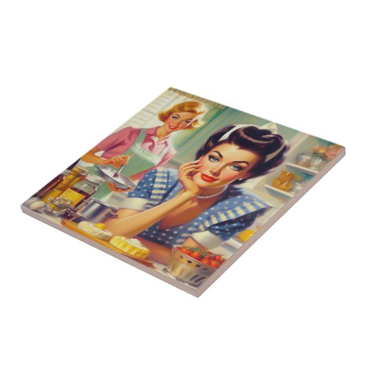 Retro Kitchen Painting Fliese (Seite)