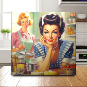 Retro Kitchen Painting Fliese