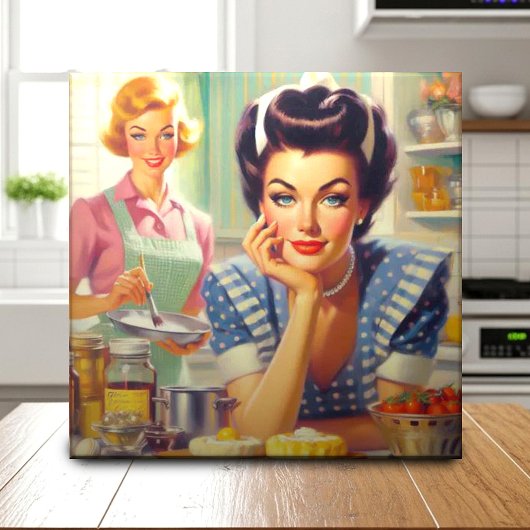 Retro Kitchen Painting Fliese