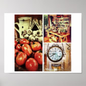 Retro Kitchen Picture Poster (Vorne)