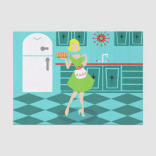 Retro Kitchen Tissue Seidenpapier