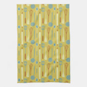 Retro Kitchen Utensils Geschirrtuch (Vertikal)