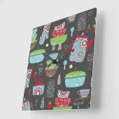 Retro Kitchen Wand Uhr (Winkel)