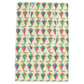 Retro Kite Pattern Mittlere Geschenktüte (Rückseite)