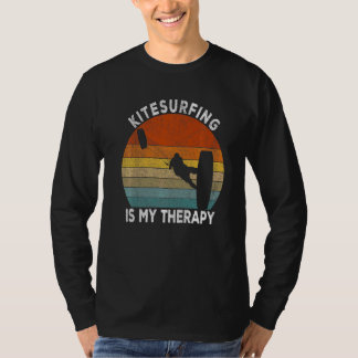 Retro Kitesurfing Kiteboarding Kitesurf Kiteboarde T-Shirt