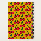 Retro Kitsch 70s Cherry Moms Famous Recipes Book Notizblock (Rückseite)