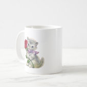 Retro Kitten Kaffeetasse (Vorderseite Links)