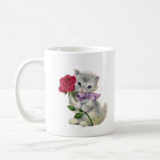 Retro Kitten Kaffeetasse (Links)