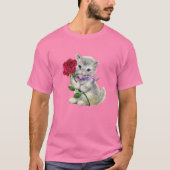 Retro Kitten T-Shirt (Vorderseite)