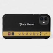 Retro Klangverstärker Case-Mate iPhone Hülle (Rückseite (Horizontal))