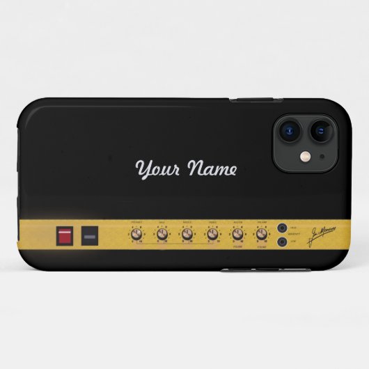 Retro Klangverstärker Case-Mate iPhone Hülle (Rückseite (Horizontal))