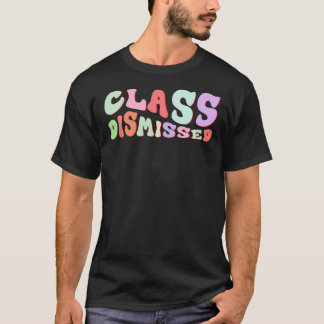 Retro-Klasse am letzten Schultag entlassen T-Shirt