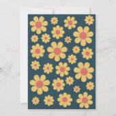 Retro-Klasse der Graduierungspartei 2024 Einladung (Rückseite)