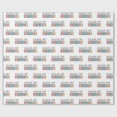 Retro-Klasse des Abschlusses 2023 Geschenkpapier (Flach)