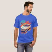 Retro-Klassiker-Auto Retro-Geschenk T-Shirt (Vorne ganz)