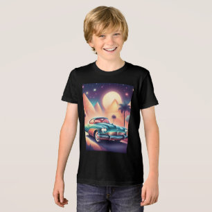 Retro-Klassiker-Auto-Vintage-Straßenabenteuer  Tri-Blend Shirt