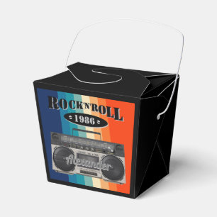 Retro-Klassiker Boombox Rock n Roll Musik vintage Geschenkschachtel