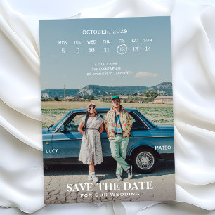 Retro-Klassiker-Foto Save The Date