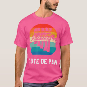 Retro Klassische Vintage Pan Instrument Flöte T-Shirt