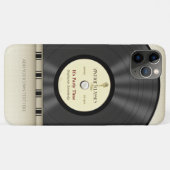 Retro klassische Vinyl-LP-Aufzeichnung Case-Mate iPhone Hülle (Rückseite (Horizontal))
