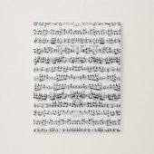 Retro Klavier-Blatt-Musiknoten-Muster Puzzle (Vertikal)