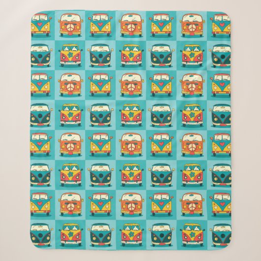 Retro-Kleinbusse Sherpadecke (Vorderseite)
