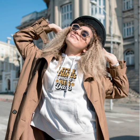 Retro Kleine Dinge, Big Days Hoodie Sweatshirt