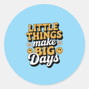 Retro Kleine Dinge, Big Days Sticker