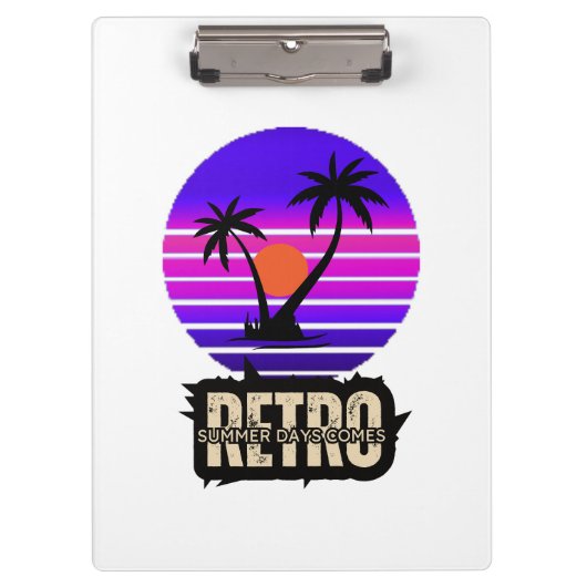 Retro Klemmbrett (Vorderseite)