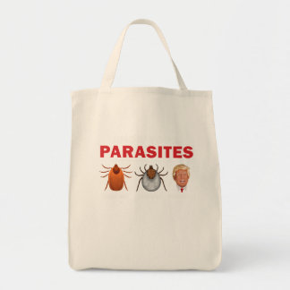 Retro Know Your Parasiten Luna Tick Anti Trump 86 Tragetasche