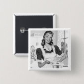 Retro Koch Button (Vorne & Hinten)