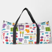 Retro-Koch Koch Backen Duffle Bag (Vorderseite)