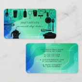 Retro-Kochgeräte Visitenkarte (Vorne/Hinten)