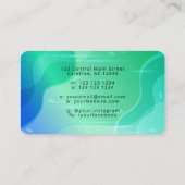 Retro-Kochgeräte Visitenkarte (Rückseite)