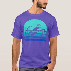 Retro-Koi-Fisch Vintage-Japanischer Fisch T-Shirt