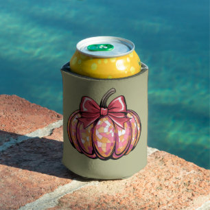Retro Kokette Bogen Kürbis Herbst Stimmung Saison Dosenkühler
