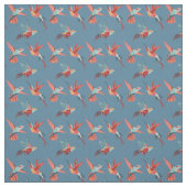 Retro Kolibri-Muster Stoff (Muster)
