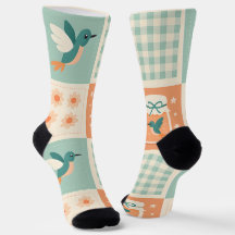 Retro-Kolibrisocken