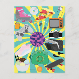 Retro-Kollektion Postkarte